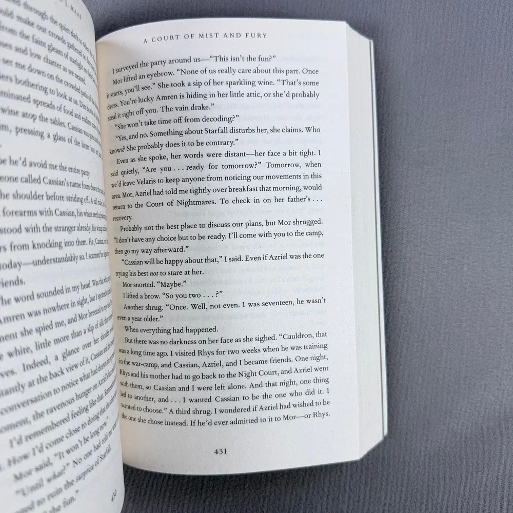 Sarah J Maas A Court Of Mist And Fury Paperback 2020 Fantasy Novel ACOTAR